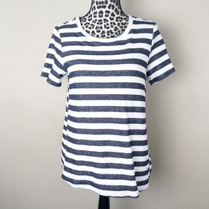 Sanctuary Striped Split Back Top